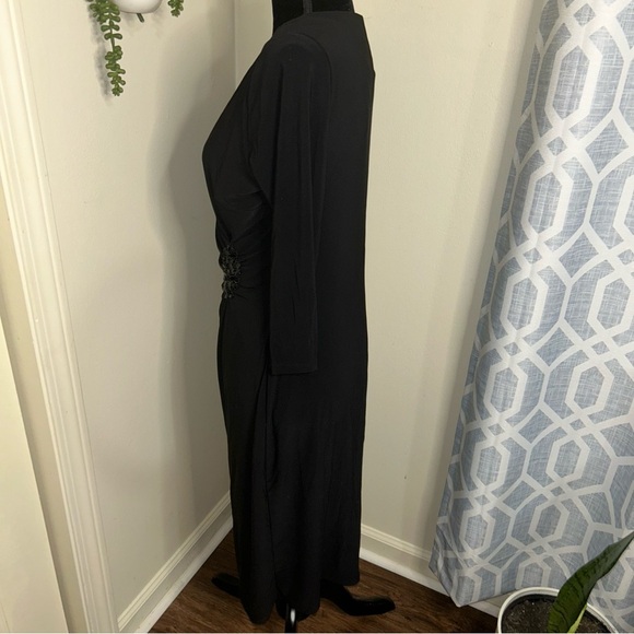 Kasper Women's Faux-Wrap Sheath Dress - Picture 4 of 5